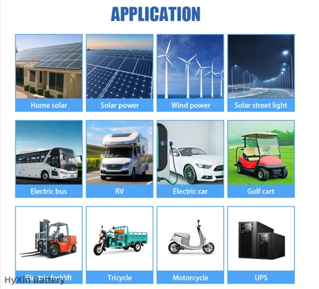 Application for 3.2v 306ah EVE batteries