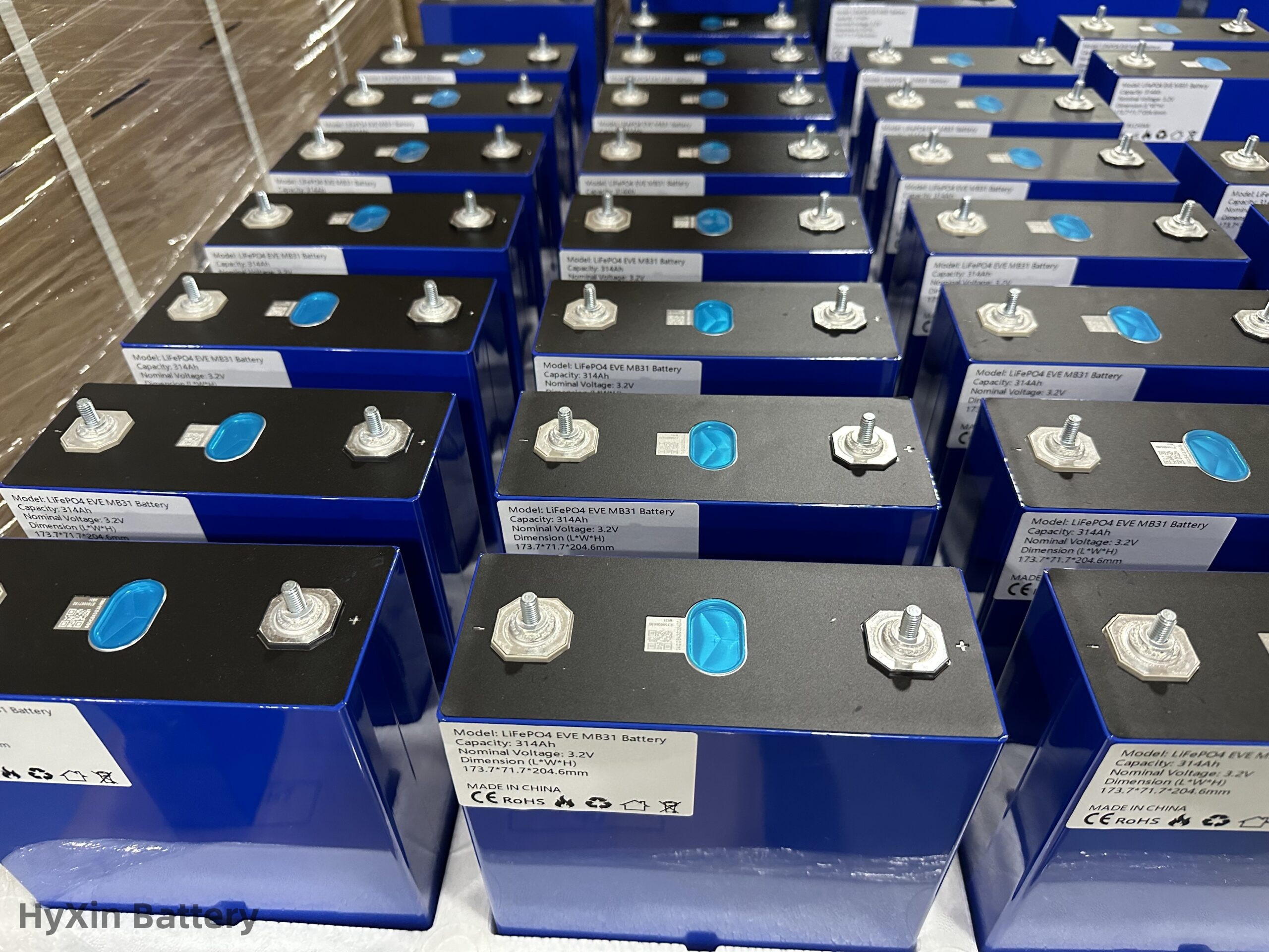 Pallet EVE MB31 cells