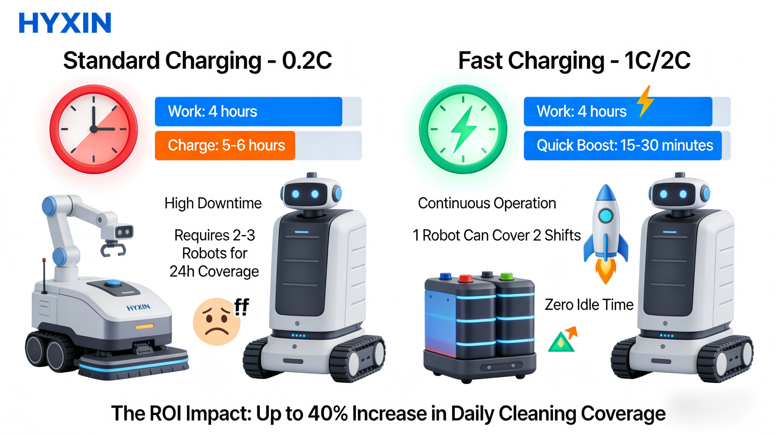 Solving the Productivity Comparison Fast Charging vs. Standard Charging for Cleaning Robots scaled Solving the