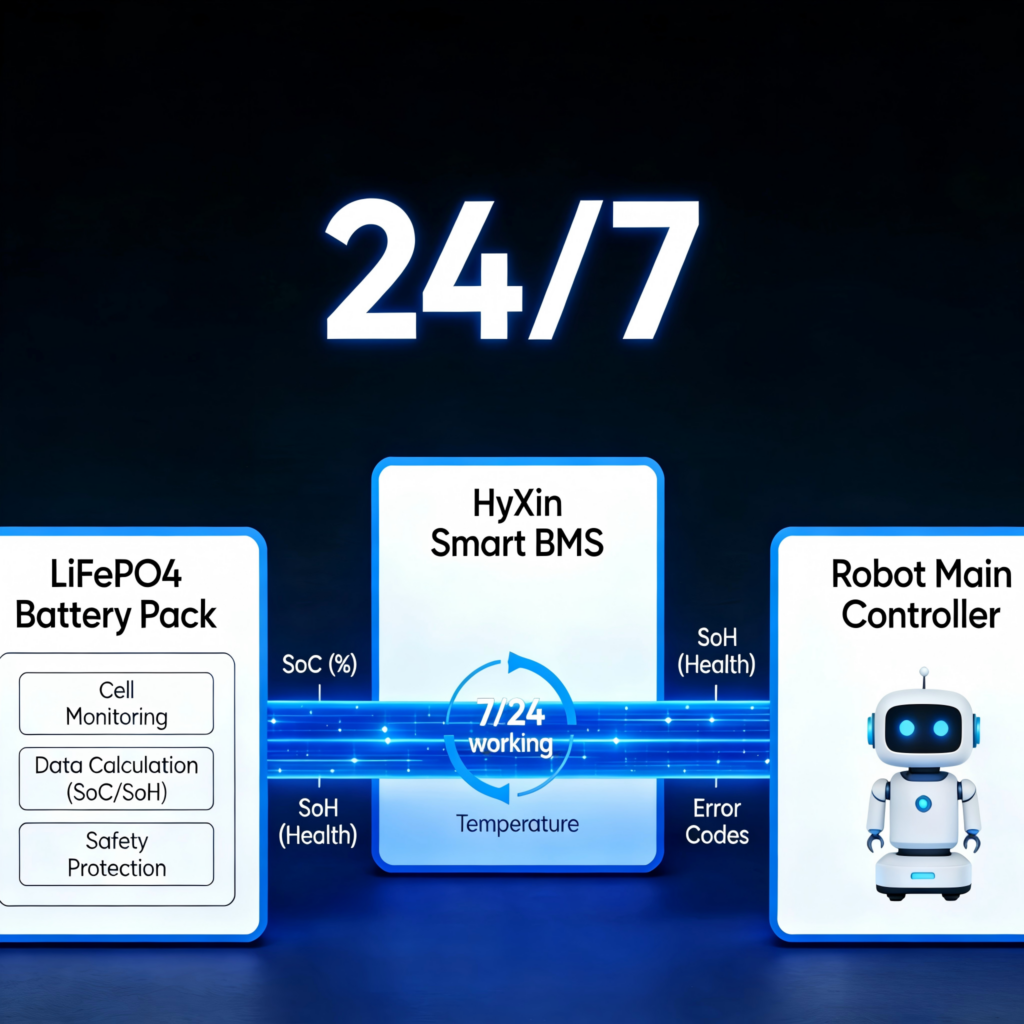 smart bms canbus communication robotics How HyXin’s Smart BMS Optimized Communication with Robot Controllers via CANBus