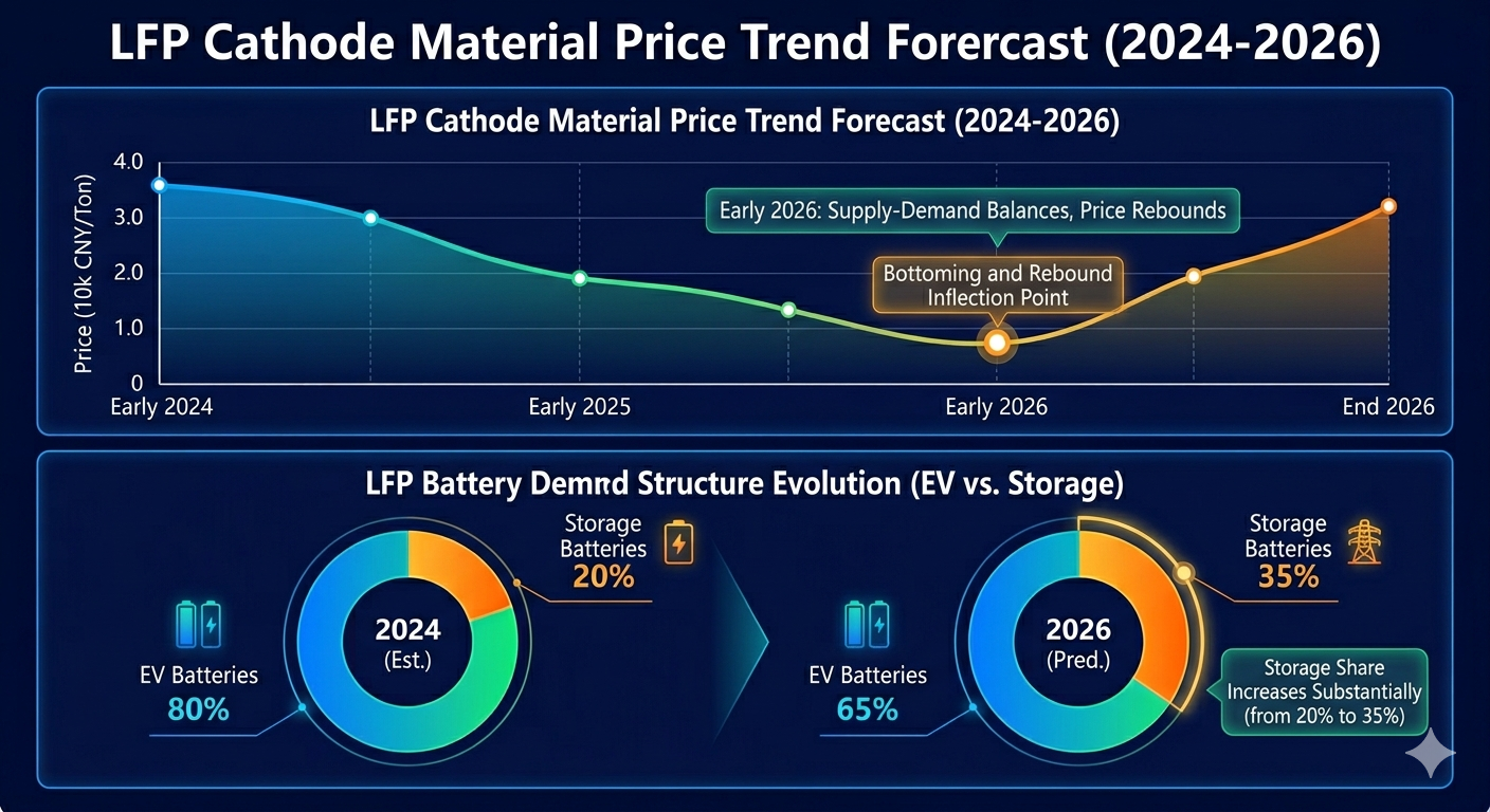 LFP Cathode Material Price Trend 2024 2026 LFP in H1 2026: Value Return, Tech Premiums, and the Energy Storage Surge
