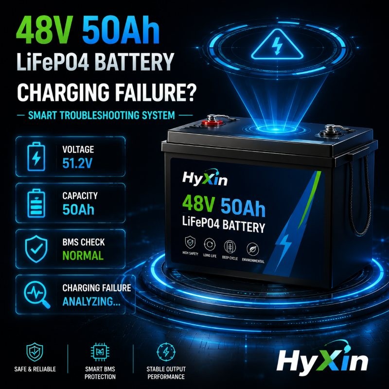 Troubleshooting a 48V 50Ah LiFePO4 Battery That Won't Hold a Charge 1 48V 50Ah LiFePO4 battery 66 Troubleshooting a 48V 50Ah LiFePO4 Battery That Won't Hold a Charge