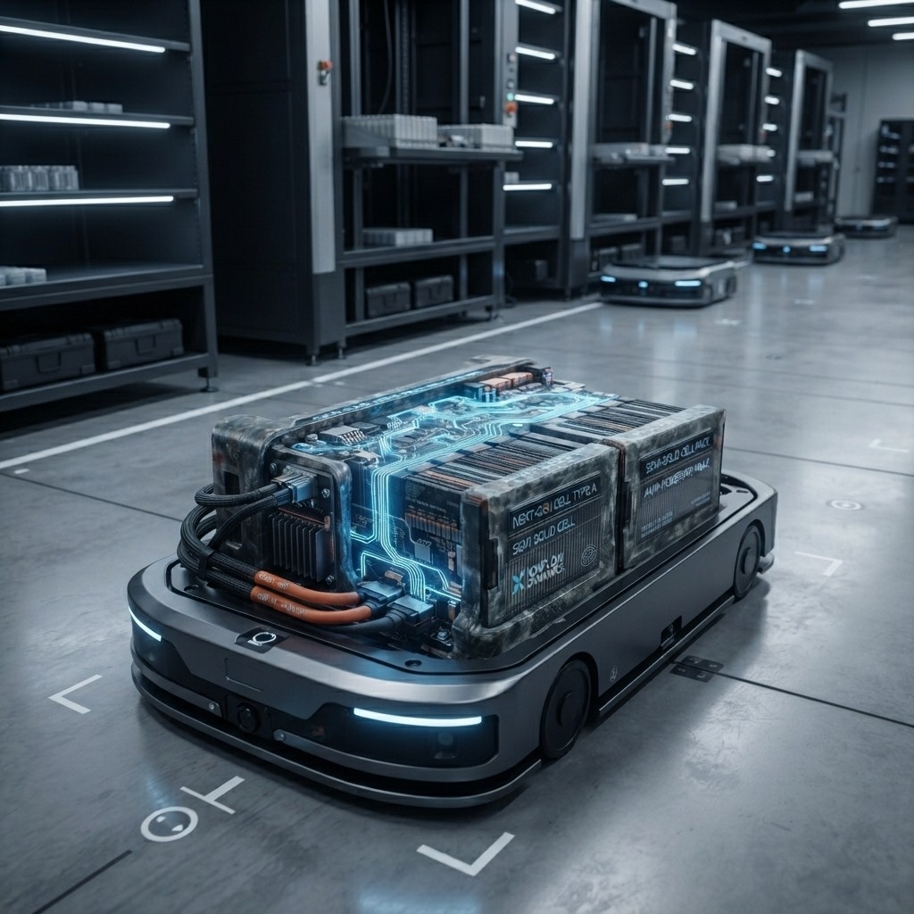 Gemini Generated Image tbtzlttbtzlttbtz 1 Solid-State vs. Semi-Solid Batteries in AMRs